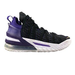 Nike Mens Size 6 Lebron James 18 Lakers Black Purple Basketball Shoes CQ9283-004